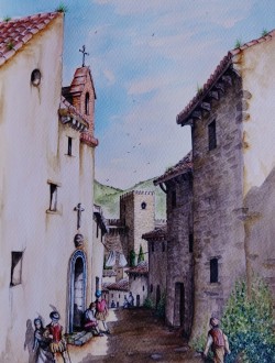 Calle Santa Catalina c 16th century.